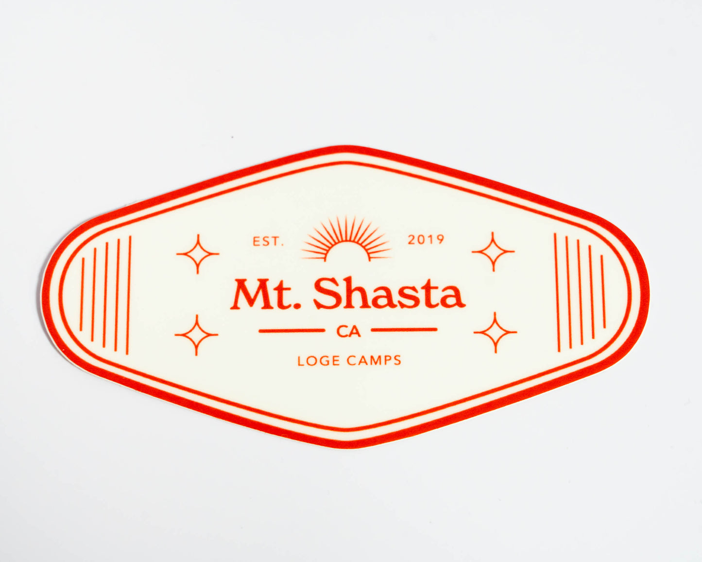 Mt. Shasta Badge Sticker