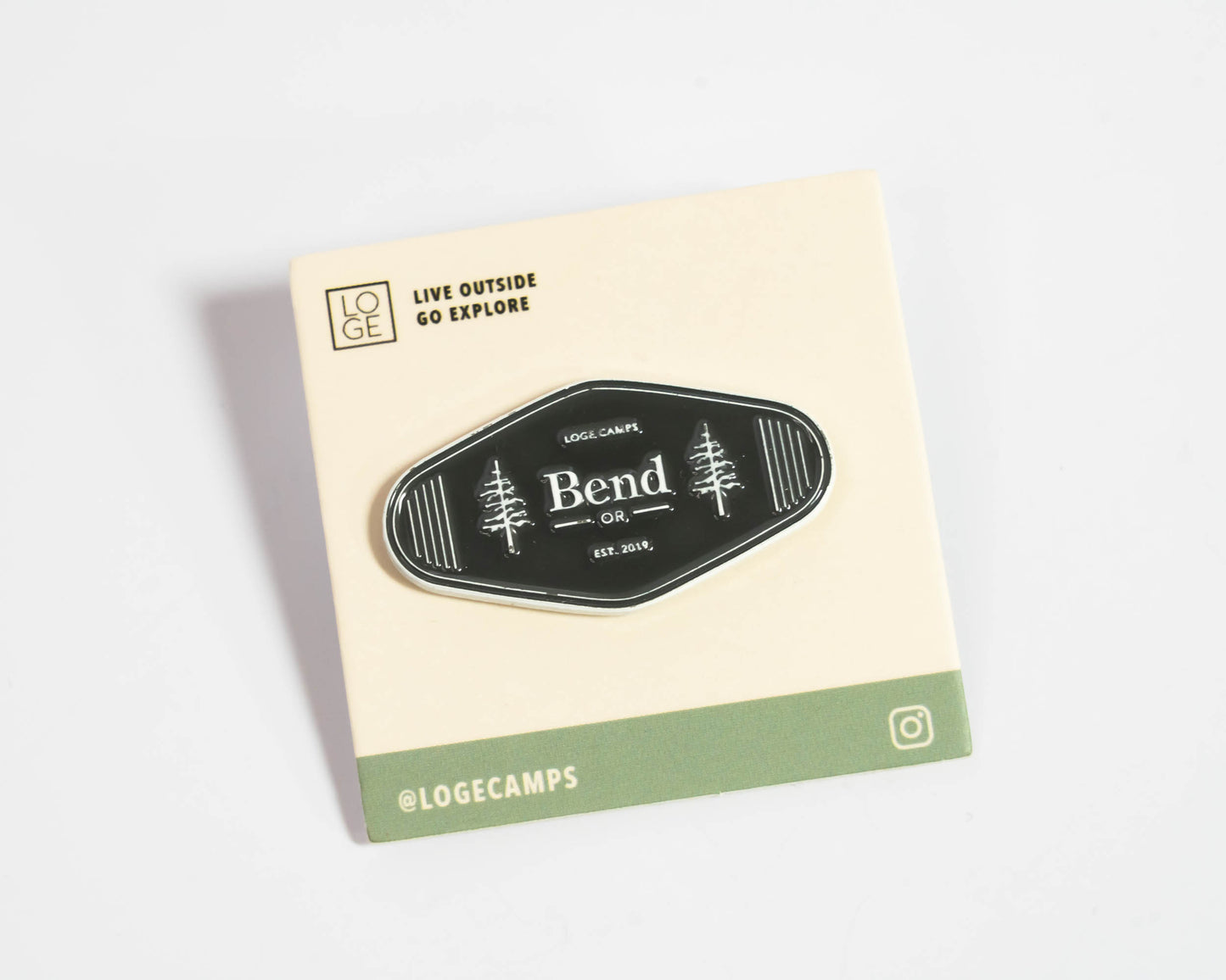 Bend Enamel Pin