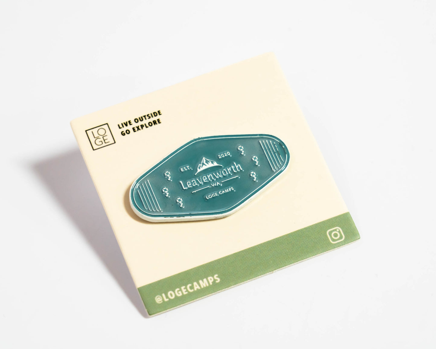 Leavenworth Enamel Pin