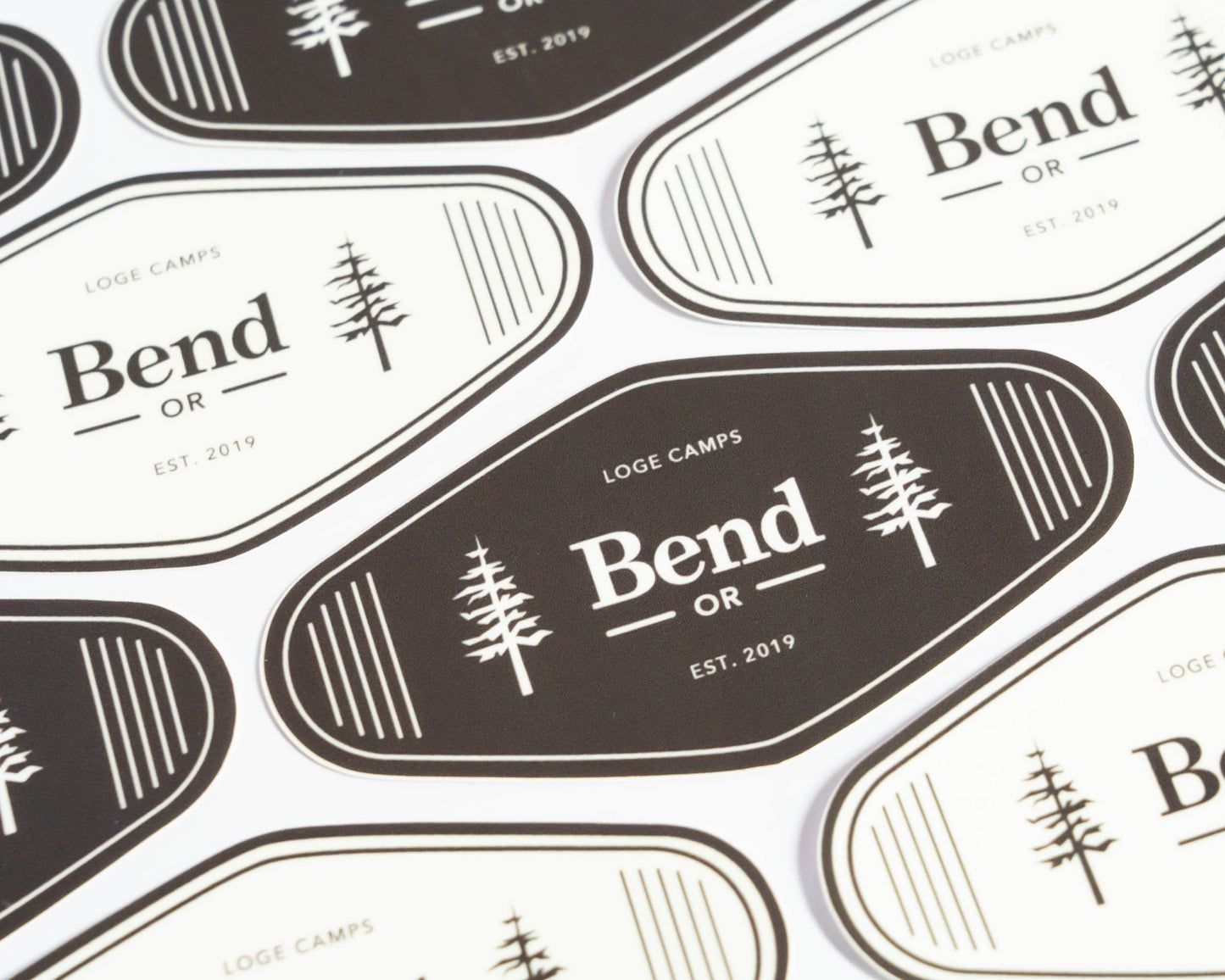 Bend Badge Sticker
