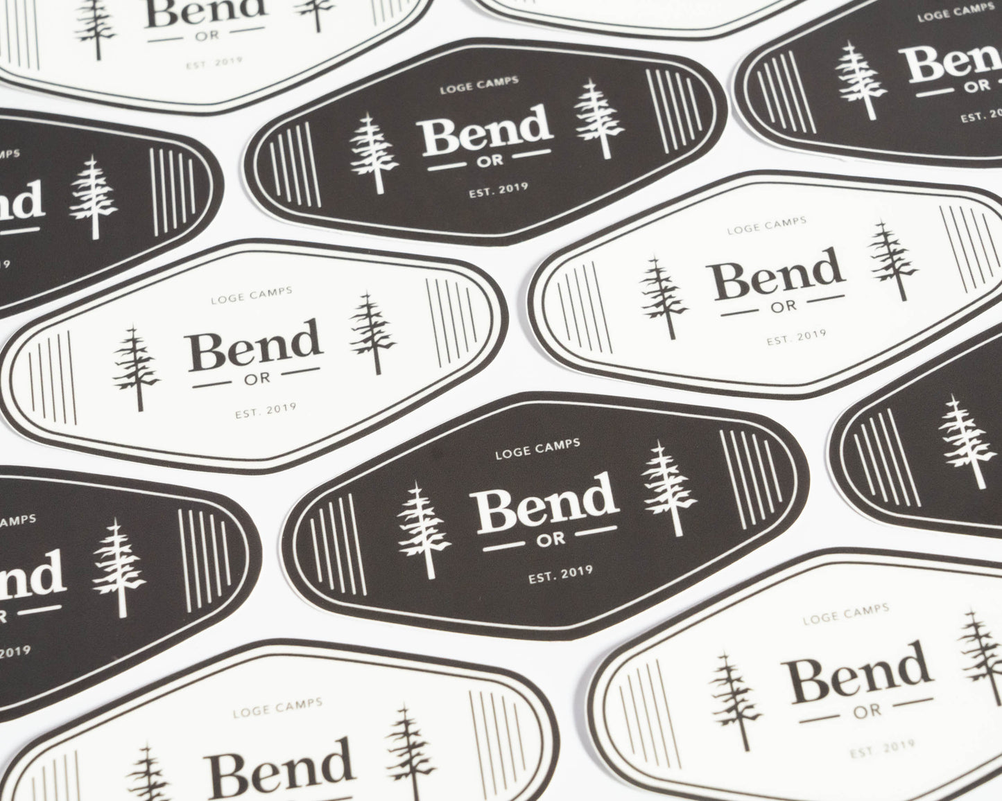 Bend Badge Sticker